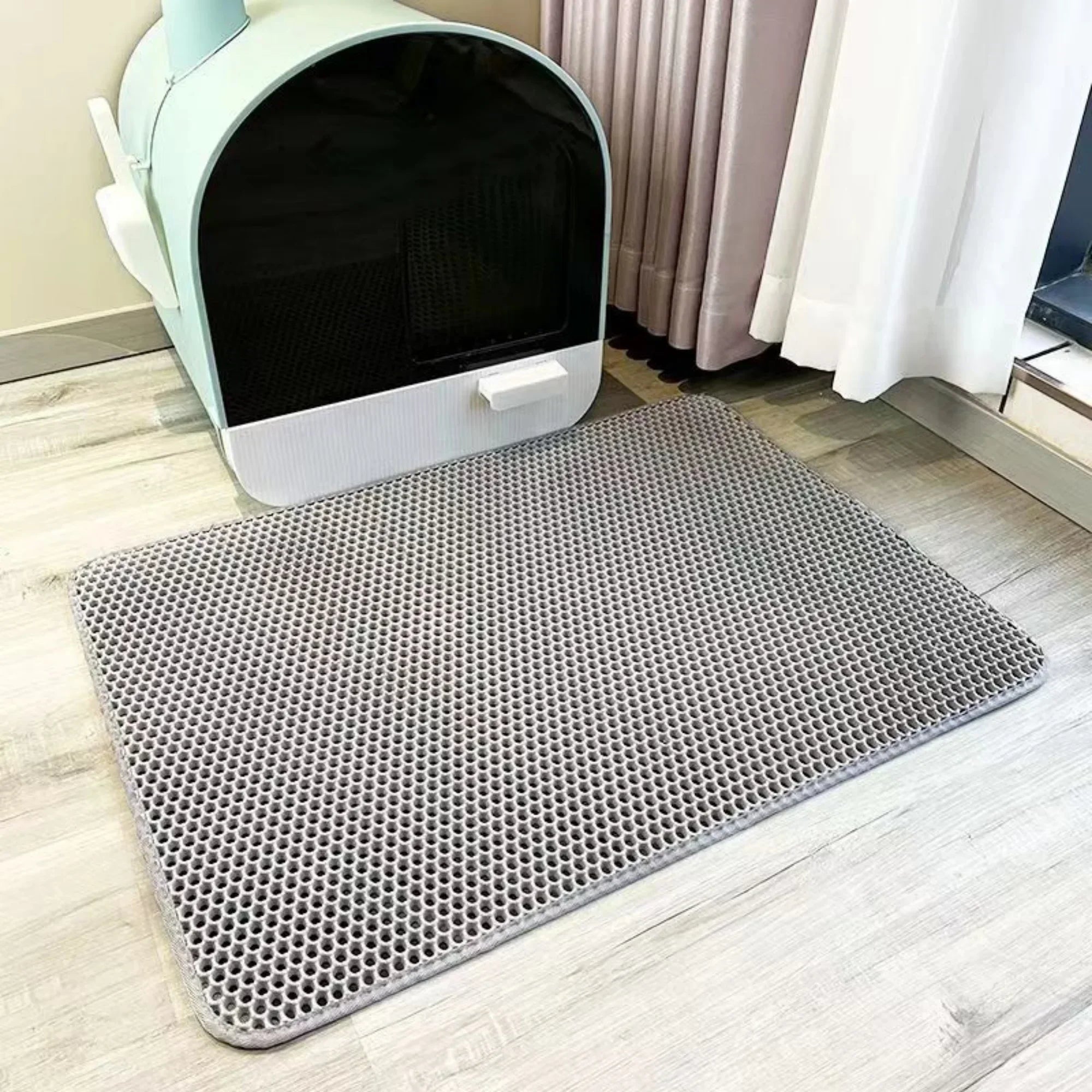 Tappetino Lettiera Gatti Extra Large – Impermeabile, Antiscivolo e Lavabile