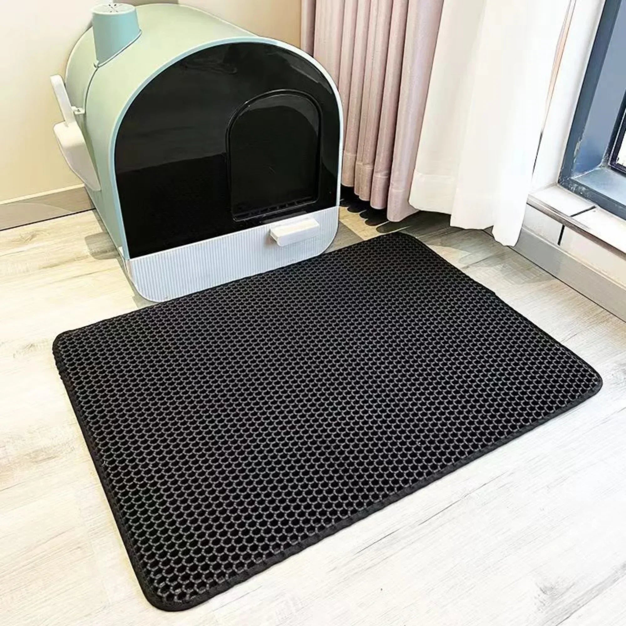 Tappetino Lettiera Gatti Extra Large – Impermeabile, Antiscivolo e Lavabile